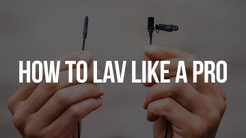 PRO AUDIO & LAV TIPS: The Ones You Probably Didn