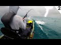 Kayak Fisherman Towed Out to Sea by HUGE Fish in a Storm (Pt. 2 of 2)