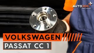 Vodič: Kako zamenjati zadnji kolesni ležaji na VW PASSAT CC 1