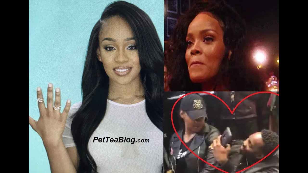 Rihanna Cheers Jaquae of #LHHNY New Girlfriend Kiyanne 👀 - YouTube