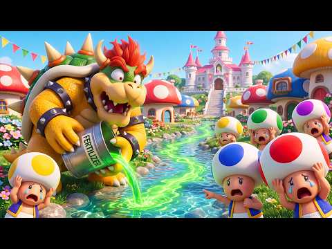 Bowser’s Terrible Mistake... What Happened to the Mushroom Kingdom?! 😱💧 | Super Mario Odyssey Story