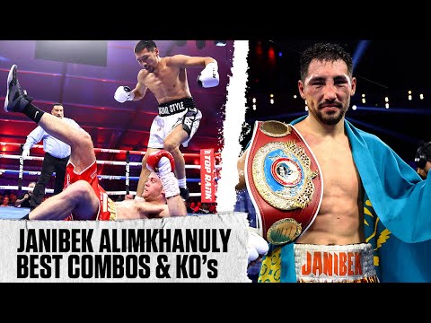 видео: Janikbek Alimkhanuly Best Combinations & Knockouts | Janibek Defends Belt Saturday ESPN