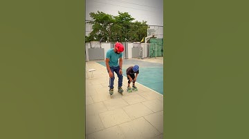 learn skating-my champ❤️#skating #skates #skate#roadskating #rollerblading #rollerskating#viralshort