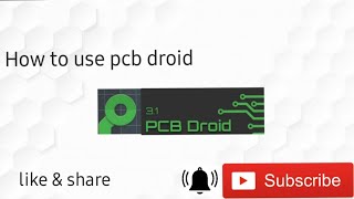 How to use pcb droid screenshot 2