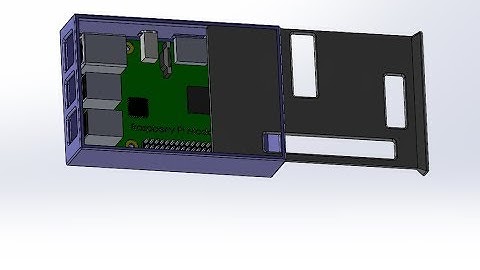Raspberry Pi Casing Design in solidworks