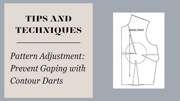 Pattern adjustment: Say goodbye to gaping necklines.