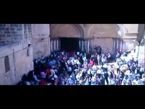 წმინდა ცეცხლის გარდმოსვლა /იერუსალიმი 2014/