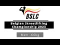 Men under 66kg recap  belgian streetlifting championship 2023 bslc
