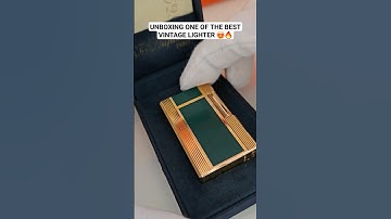🇫🇷 The "Ligne 1" Vintage Lighter by S.T Dupont [1970s] 🇫🇷   #unboxing #lighter #vintage #sanji