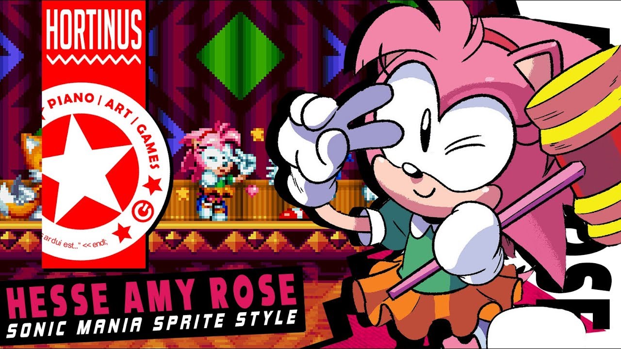 Amy mania sprites by troopsushi : r/SonicTheHedgehog