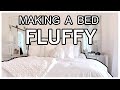 Making a bed fluffy