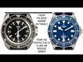 Tudor Pelagos Marine Nationale FXD //CWC RN Reissue diver comparison