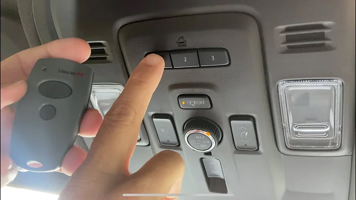 How to Program Chevy/GMC Overhead Garage Door Buttons (2024 Tahoe)