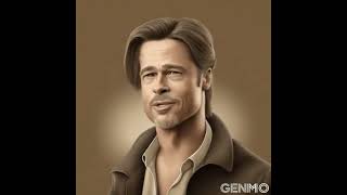 Caricature of Brad Pitt #shorts #movie #star #animation