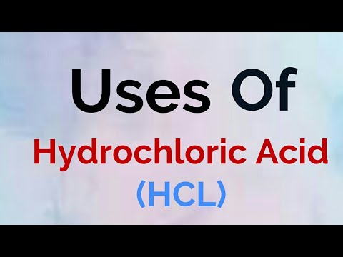 Video: Kas ir hidrohlorīds ķīmijā?