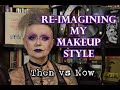 My makeup then - and now!