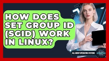 How Does Set Group ID (SGID) Work In Linux? - All About Operating Systems