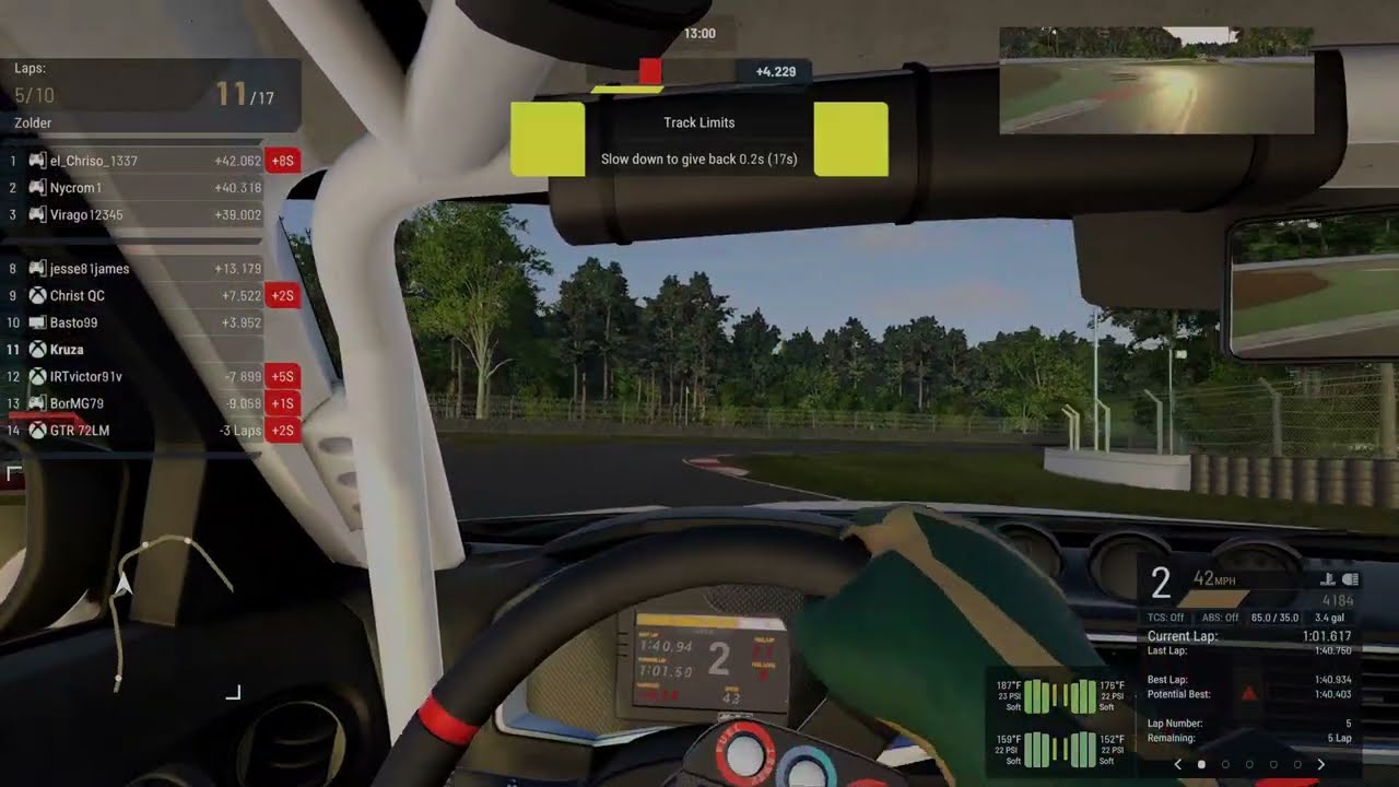 Project Motor Racing - Multiplayer Ranked Race - GT4 Class