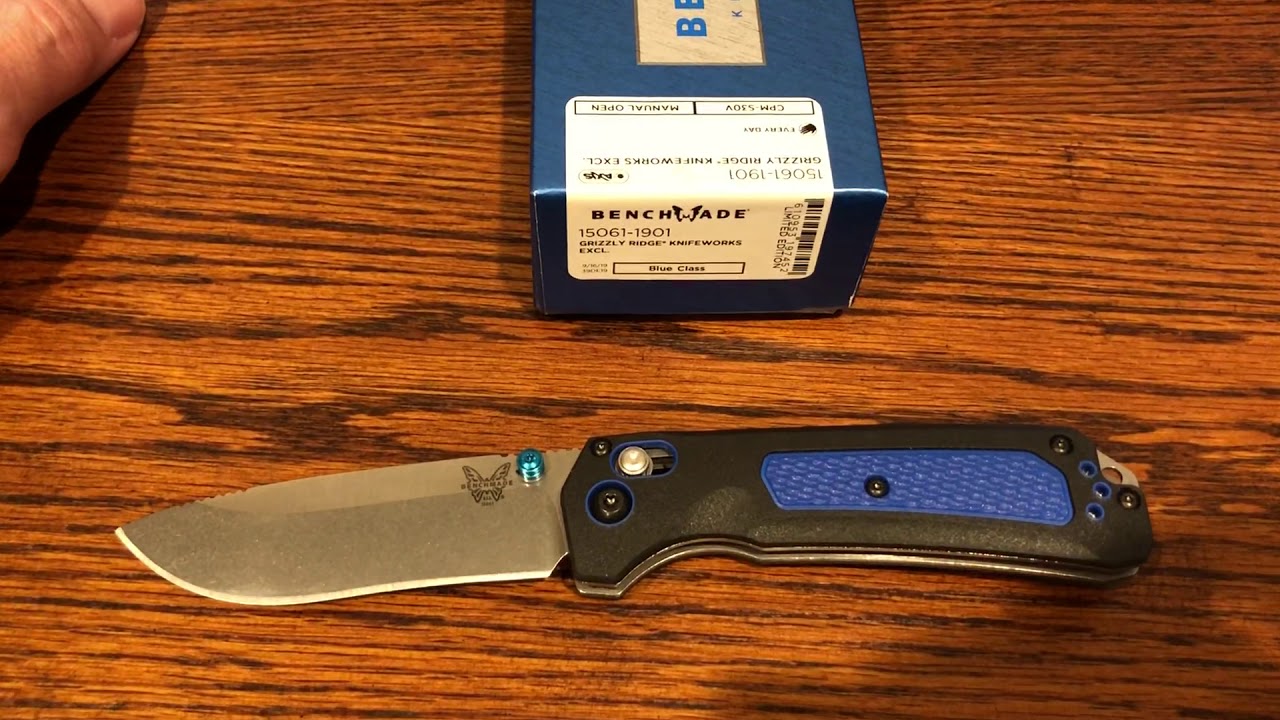 Benchmade Grizzly Ridge Knifeworks edition YouTube