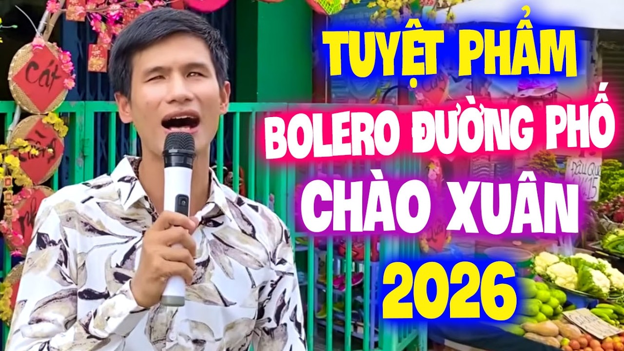 Tuyệt phẩm Bolero đường phố: Xuân Hòa hát live chào xuân 2026 làm sững sờ người xem