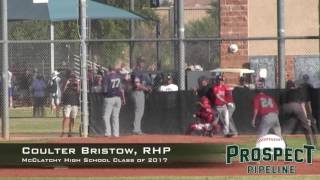 Coulter Bristow Prospect Video, RHP, McClatchy High School Class of 2017