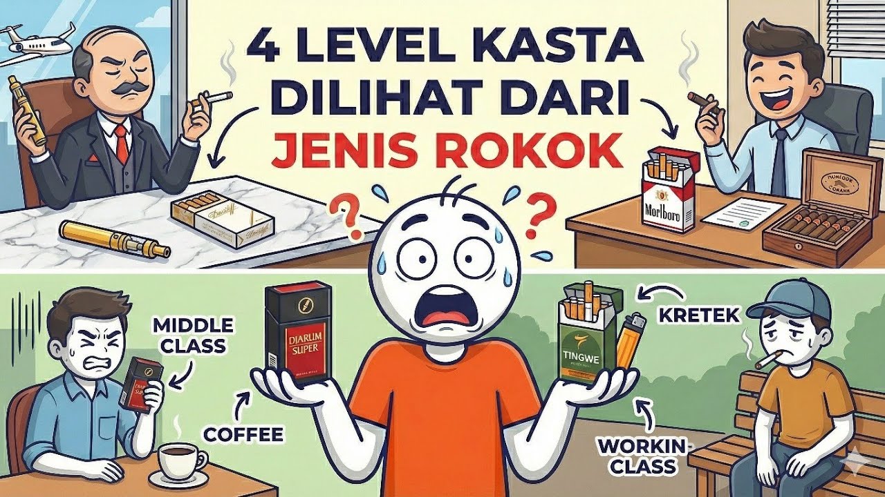 4 Level Kasta Finansial Dilihat Dari Jenis Rokok