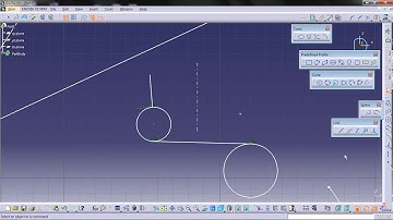 #CATIA V5 #SKETCHER -3 #  PROFILE TOOLS 3