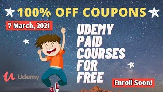 Udemy Free Online Courses with Certificate | Udemy 100% OFF Coupons | Udemy Free Courses