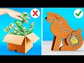 CARDBOARD GENIUS CRAFTS 📦 İnanamayacağınız En Havalı Hack&#39;ler ve Kendin Yap Fikirleri! by 123GO!