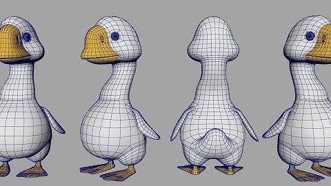 duck maya speed modelling