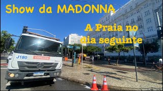 MADONNA - A PRAIA NA MANHÃ SEGUINTE AO SHOW