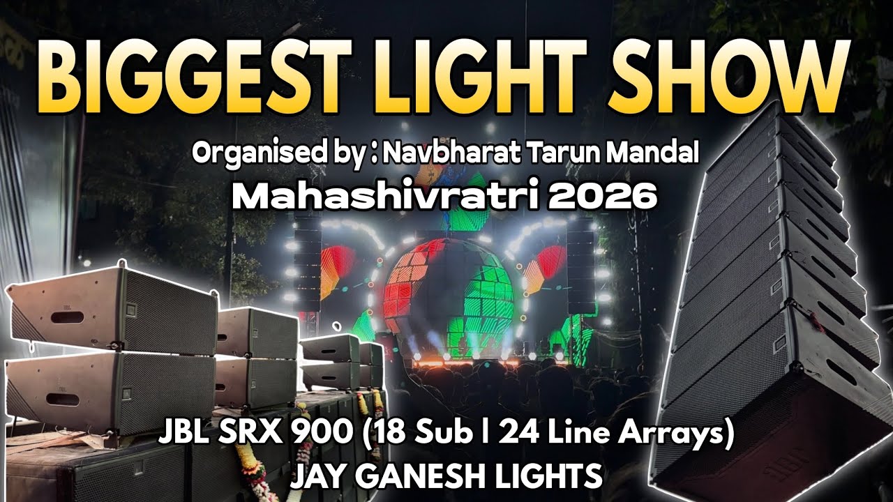 Махашивратри 2026🔱 | Самое масштабное световое шоу в Пуне⚡️