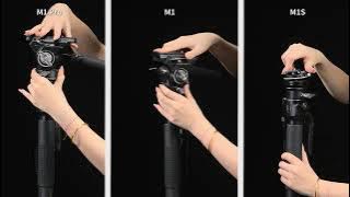 📸Can the COMAN M1 Series Monopod's Quick-Release Tripod Head be replaced?#m1series #Oneclickmonopod