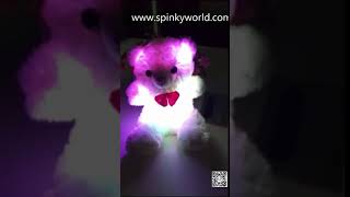Custom Your Private Light Up Teddy Bear Led Teddies Bear Glow Stuffed Animal Toys