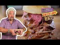 Pulled Pork, Brisket & Sausage Sandwich | Diners, Drive-ins and Dives with Guy Fieri | Food Network