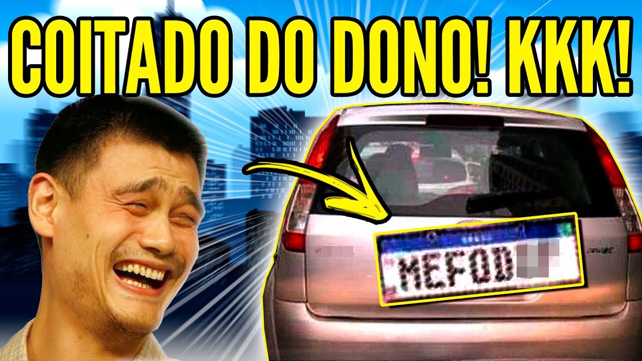 PLACAS de CARROS mais ABSURDAS como VOCÊ NUNCA VIU!