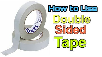 How to use double sided tape || Creator boy || InventiousCrafts   *Read Description *