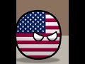 США против Венесуэлы Countryballs #shorts