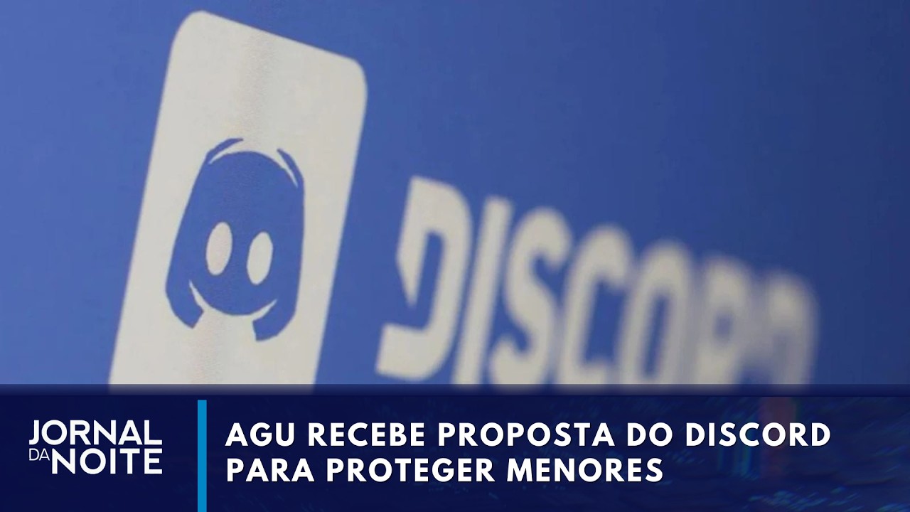 AGU recebe proposta do Discord sobre proteção de menores | Jornal da Noite