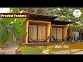 Prefab hotel room model atul by wooden homes india available in single or twin units made of pine