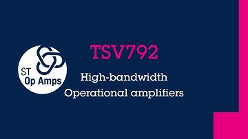 TSV792, High-bandwidth dual 5V op amps