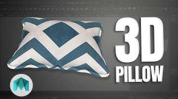 How to model a 3D Pillow in Maya 2020
