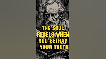 The soul rebels when you betray your truth. Carl Jung