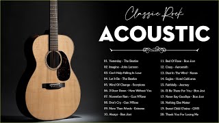 Acoustic Classic Rock 60s 70s 80s | Classic Rock Greatest Hits Playlist