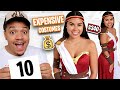 Rating My Girlfriends EXPENSIVE Halloween Costumes ($350 Costume?!)