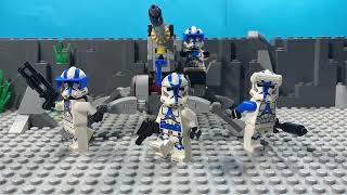 Lego Star Wars 501st Clone Troopers Battle Pack - Stop Motion Animation and Build