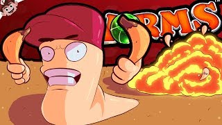 WORMAGEDDON & BLOOPERS! | Friendships Will End! (Worms Clan Wars)