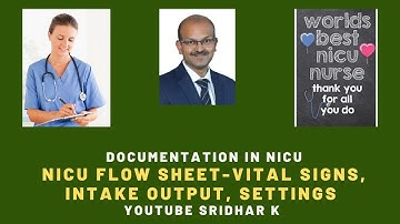 An overview of the NICU flow sheet-Documentation in the NICU. #nursingnotes #nicuflowsheet