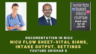 An overview of the NICU flow sheet-Documentation in the NICU. #nursingnotes #nicuflowsheet