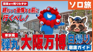 【大満喫】東京から日帰りで大阪万博！おすすめパビリオン情報も【vlog】